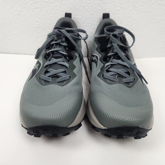 Saucony Peregrine 14 Sneaker Men Size 9.5 in Bough Shadow Gray Trail Running NWT - Picture 6 of 11